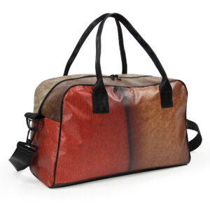 Robust upcycling sports and travel bag made from old materials