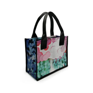 Sustainable mini shopper bag made from recycled material
