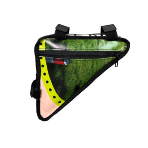 Traveller bike bag made from recycled materials