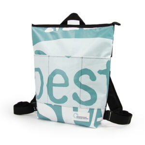Travel backpack upcycling
