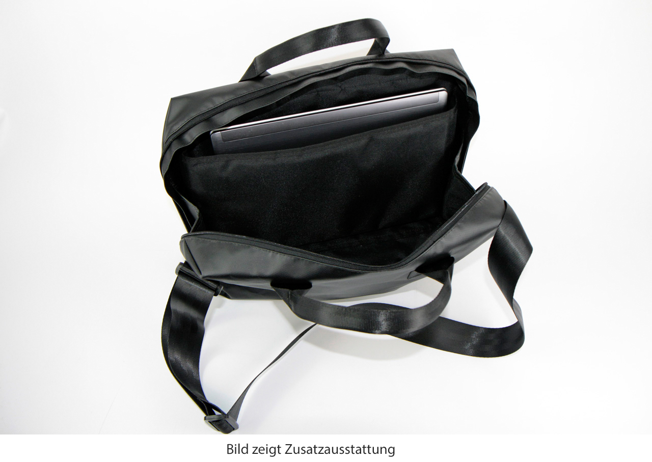 pro:weekend Upcycled 4 Robuste Upcycled Weekender Tasche mit Schultergurt